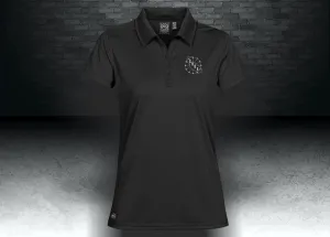 CNOA WOMEN'S ECLIPSE H2X-DRY® PIQUE POLO - BLACK