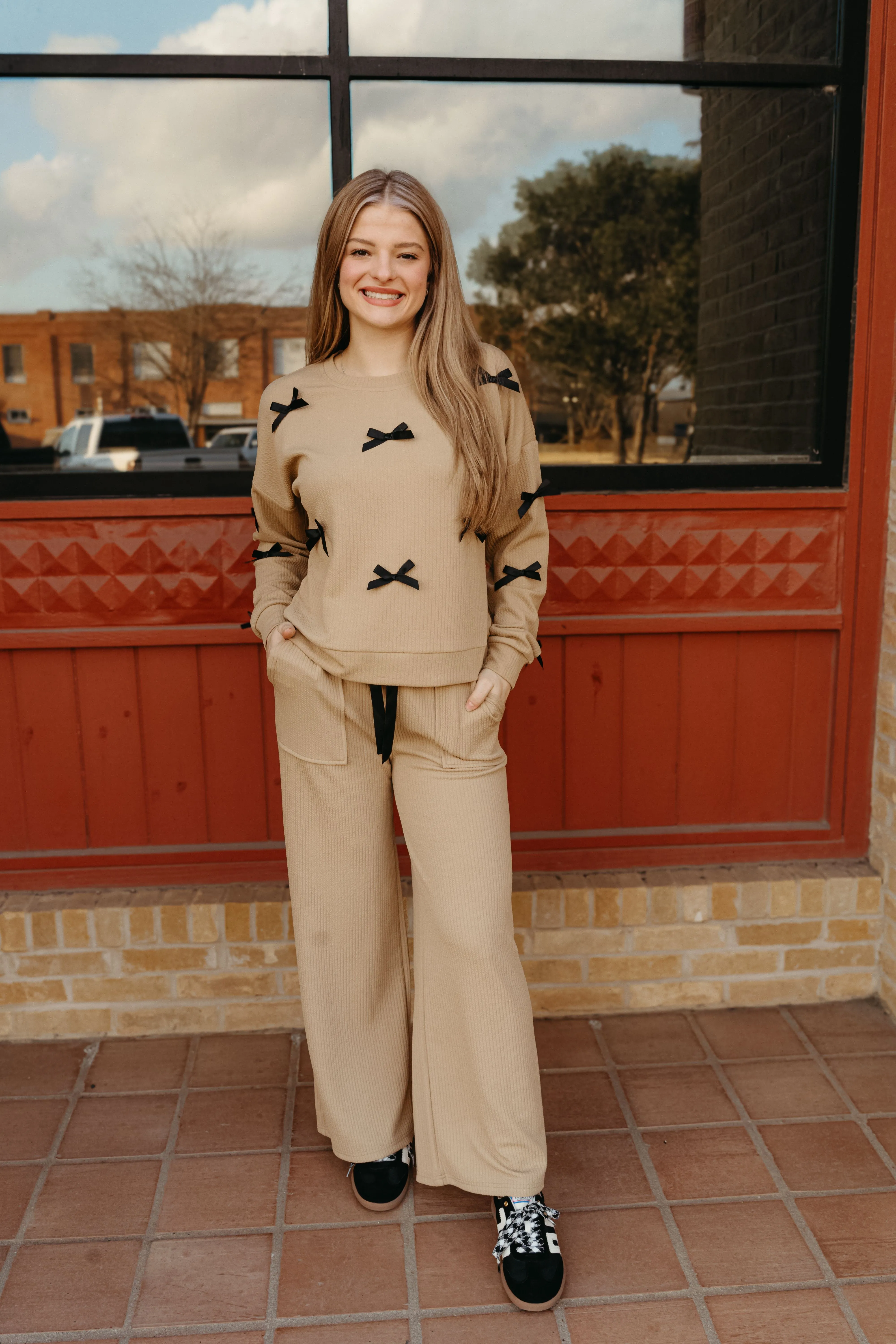 Coco Ribbed Straight Leg Pants PK11486