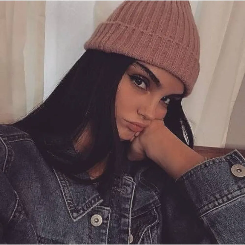 ContiNent 33 Unisex Hat Cotton Blends Solid Warm Soft HIP HOP Knitted Hats Men Winter Caps Women's Skullies Beanies For Girl