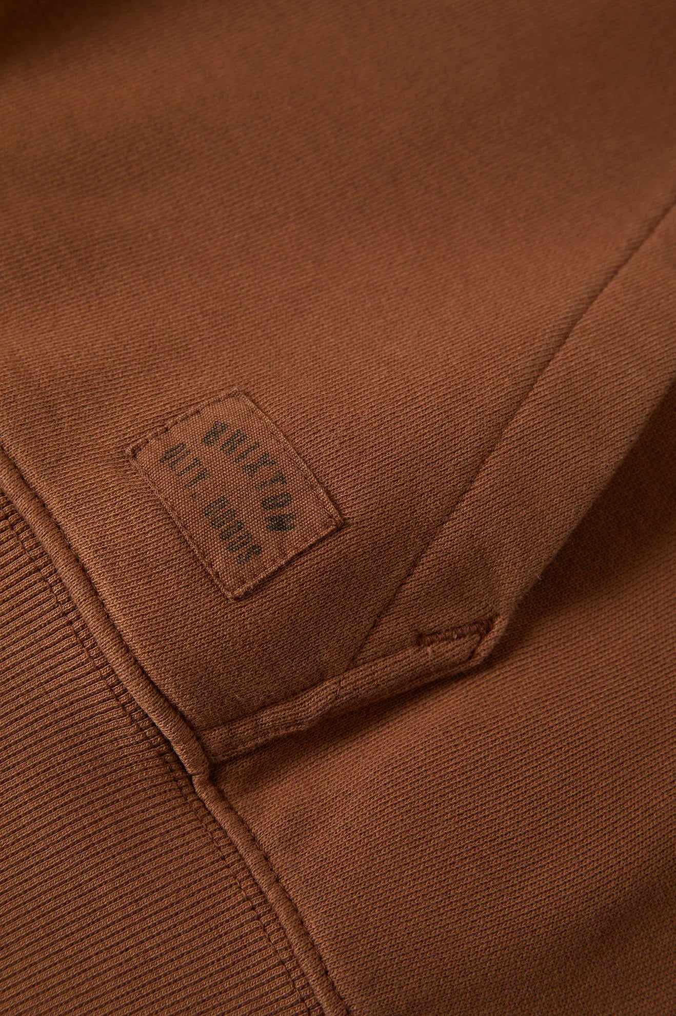 Cross Loop French Terry Hoodie - Pinecone Brown