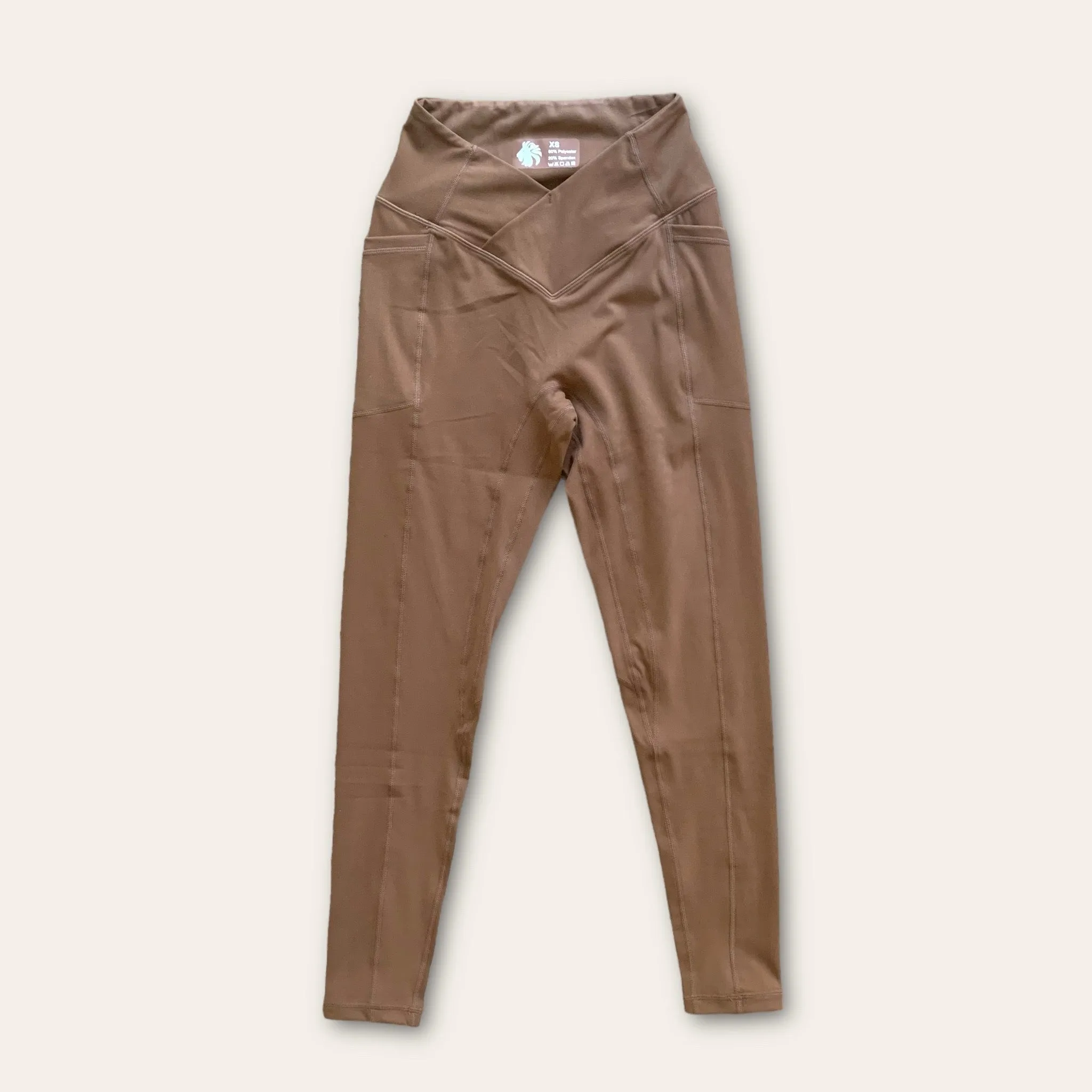Crossover Leggings - Mocha