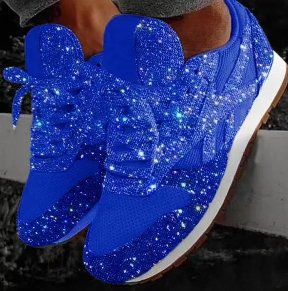 Crystal Sequined Casual Sneakers