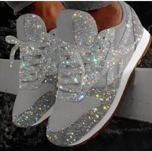 Crystal Sequined Casual Sneakers