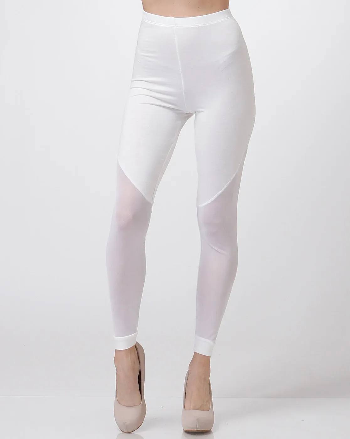 Danica Sheer Bottom Walking Leggings