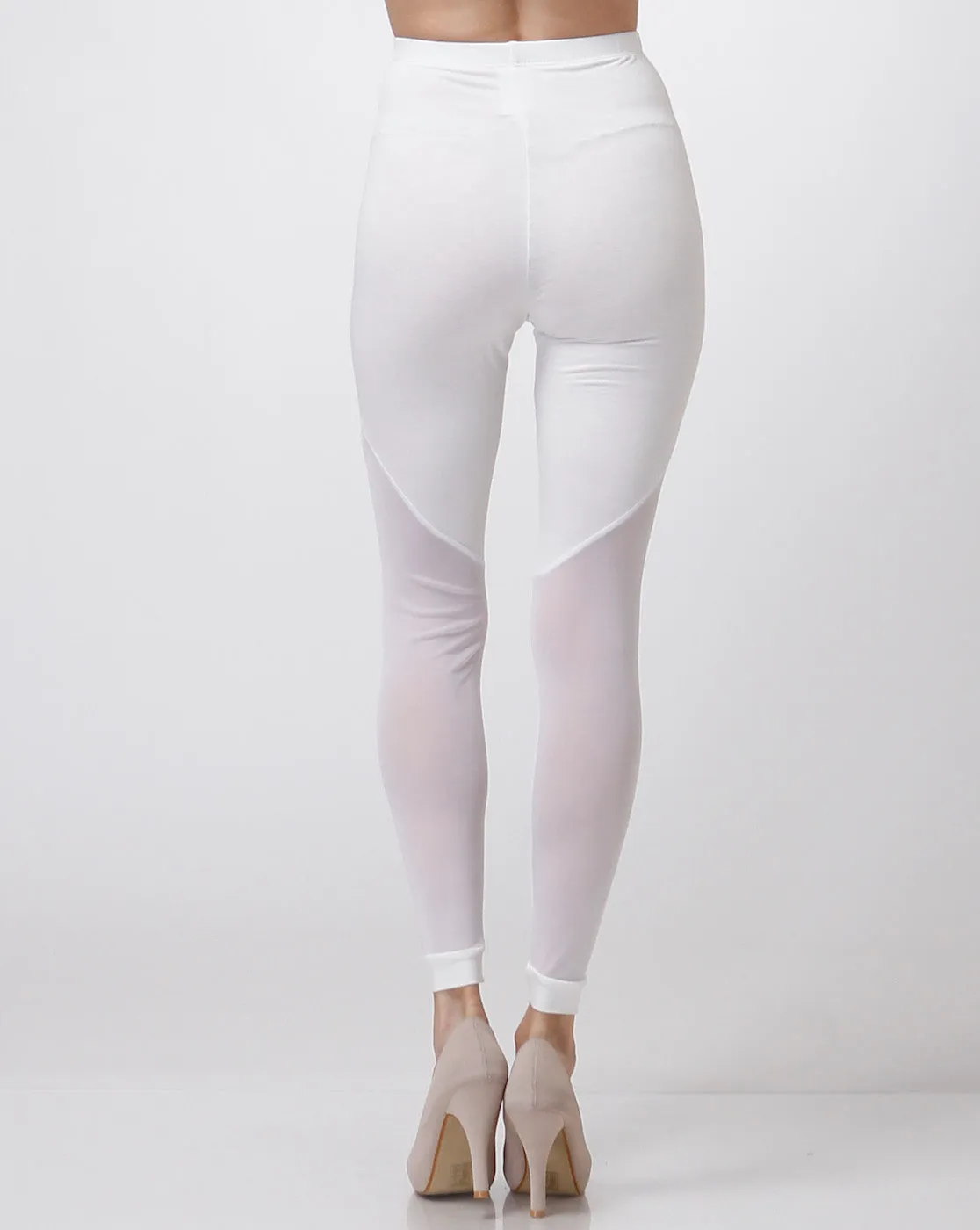 Danica Sheer Bottom Walking Leggings