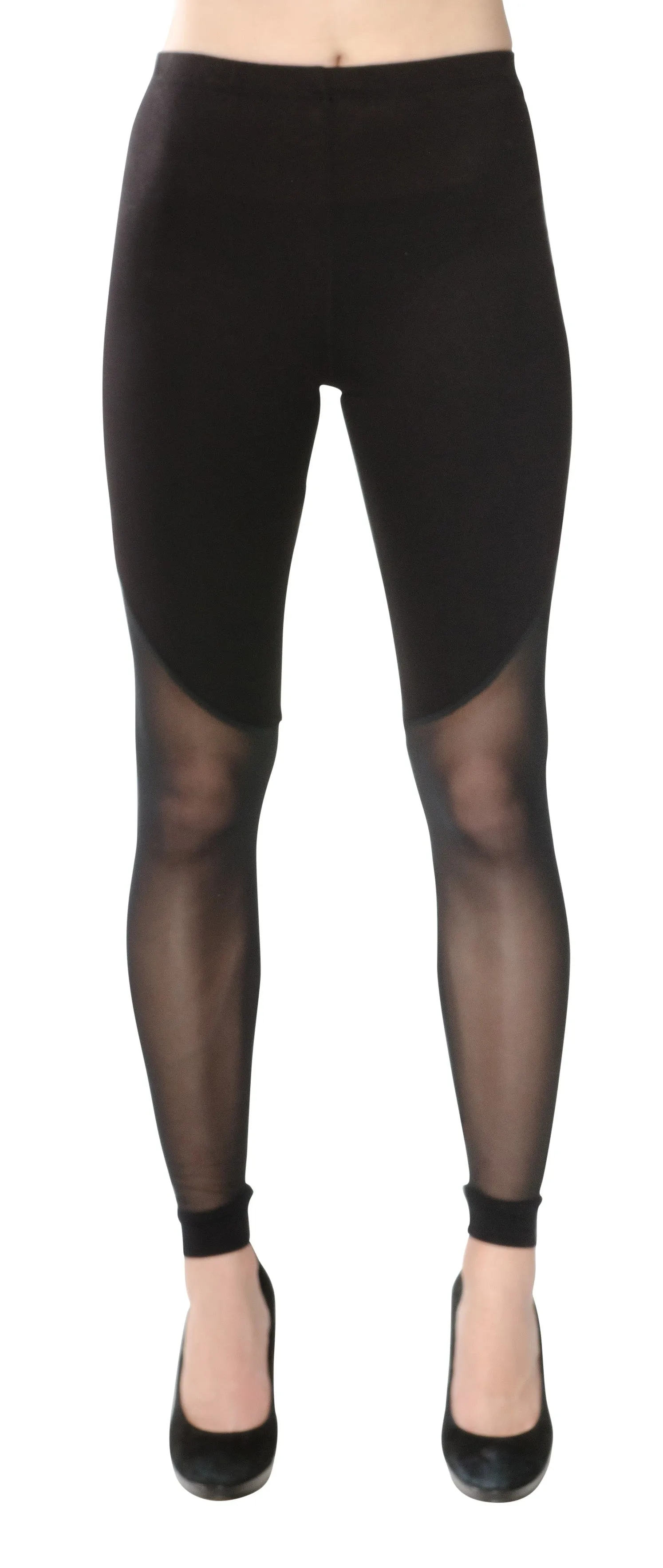 Danica Sheer Bottom Walking Leggings