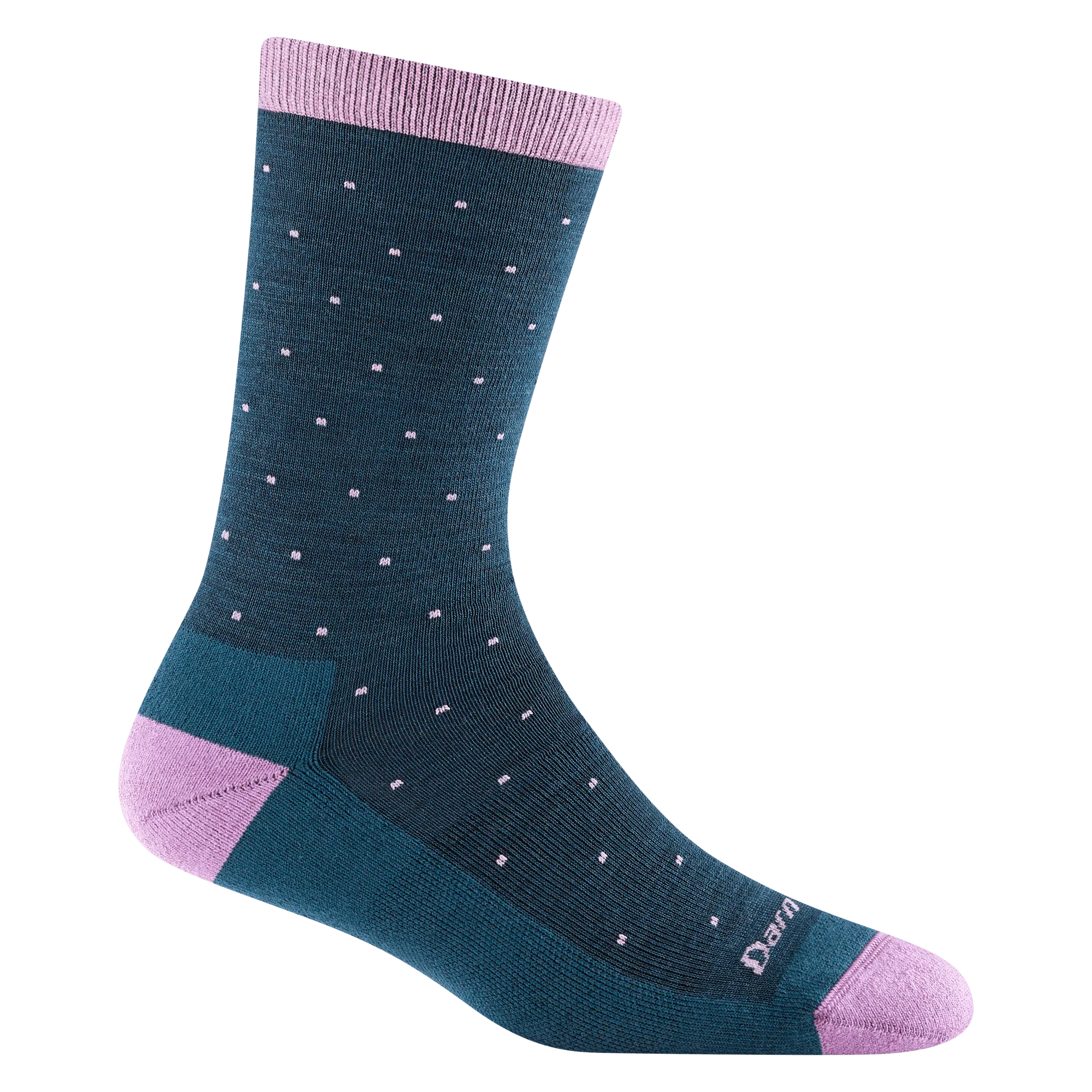 Darn Tough Womens Pin Drop Crew Lightweight Lifestyle Socks