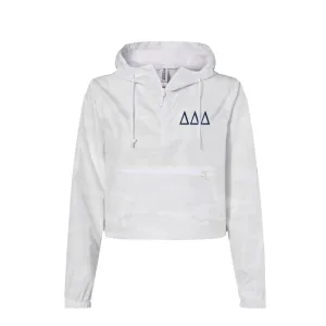 Delta Delta Delta Crop Windbreaker