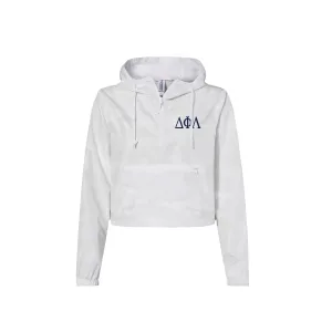 Delta Phi Lambda Crop Windbreaker