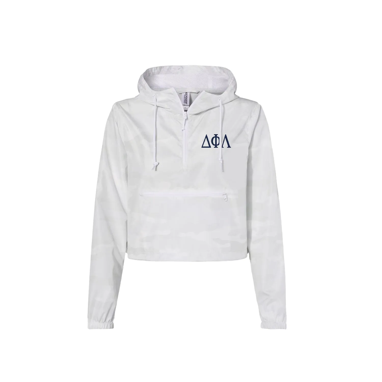 Delta Phi Lambda Crop Windbreaker