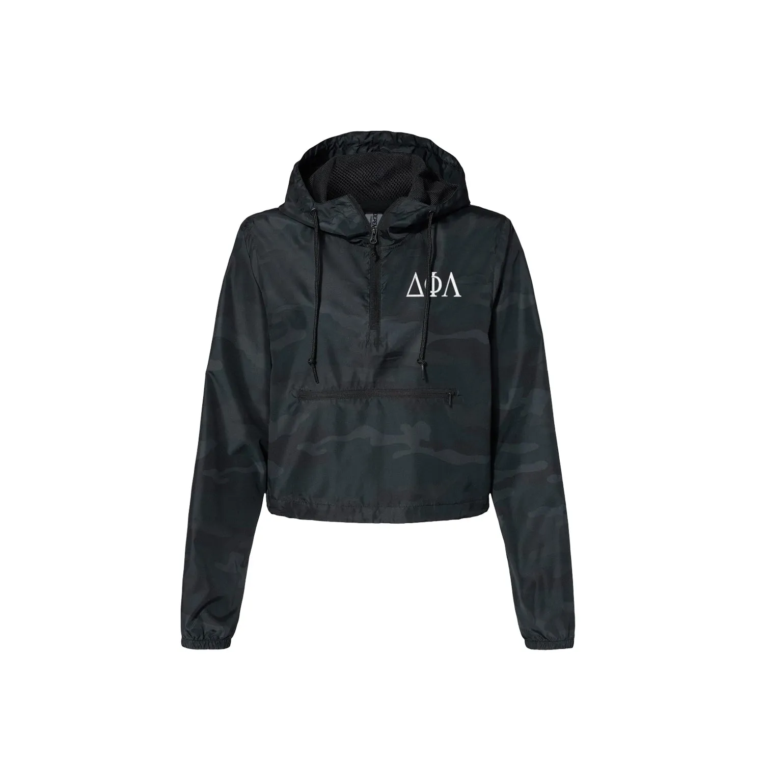 Delta Phi Lambda Crop Windbreaker