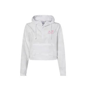 Delta Zeta Crop Windbreaker