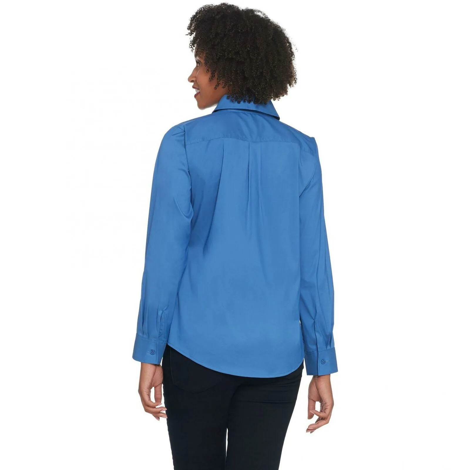 Denim & Co. Women's Wrinkle Resistant Button Front Shirt