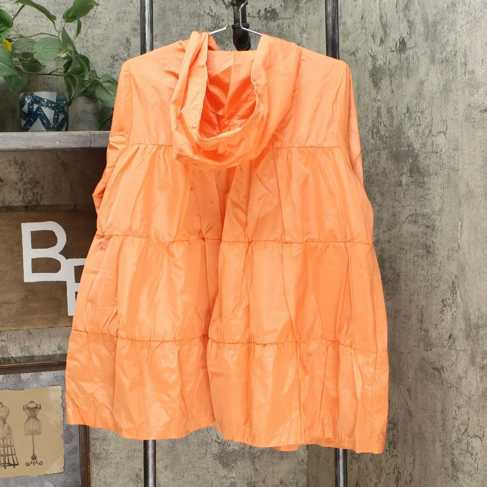 DG2 by Diane Gilman Women's Water Resistant Tiered Raincoat