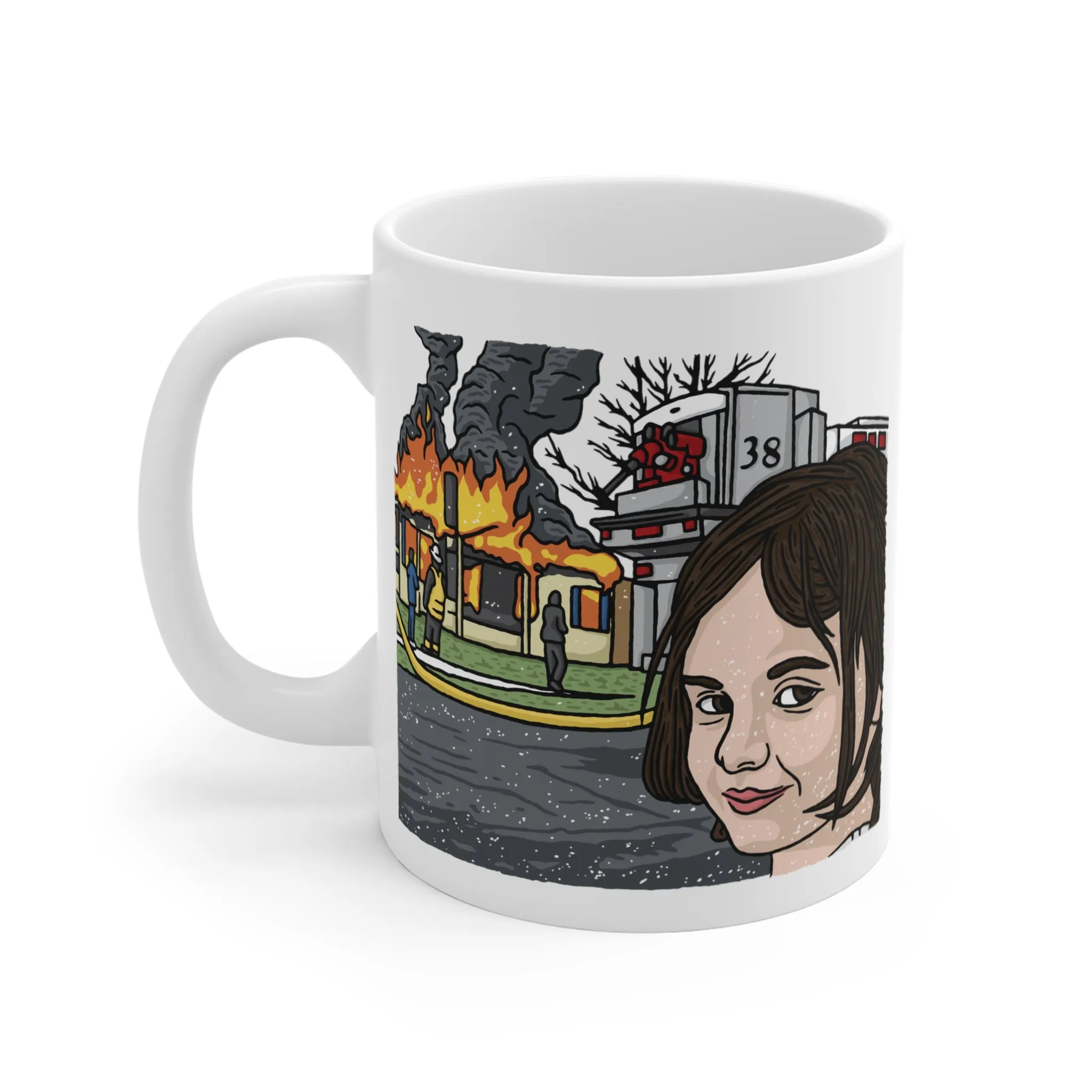 Disaster Girl Meme Coffee Mug