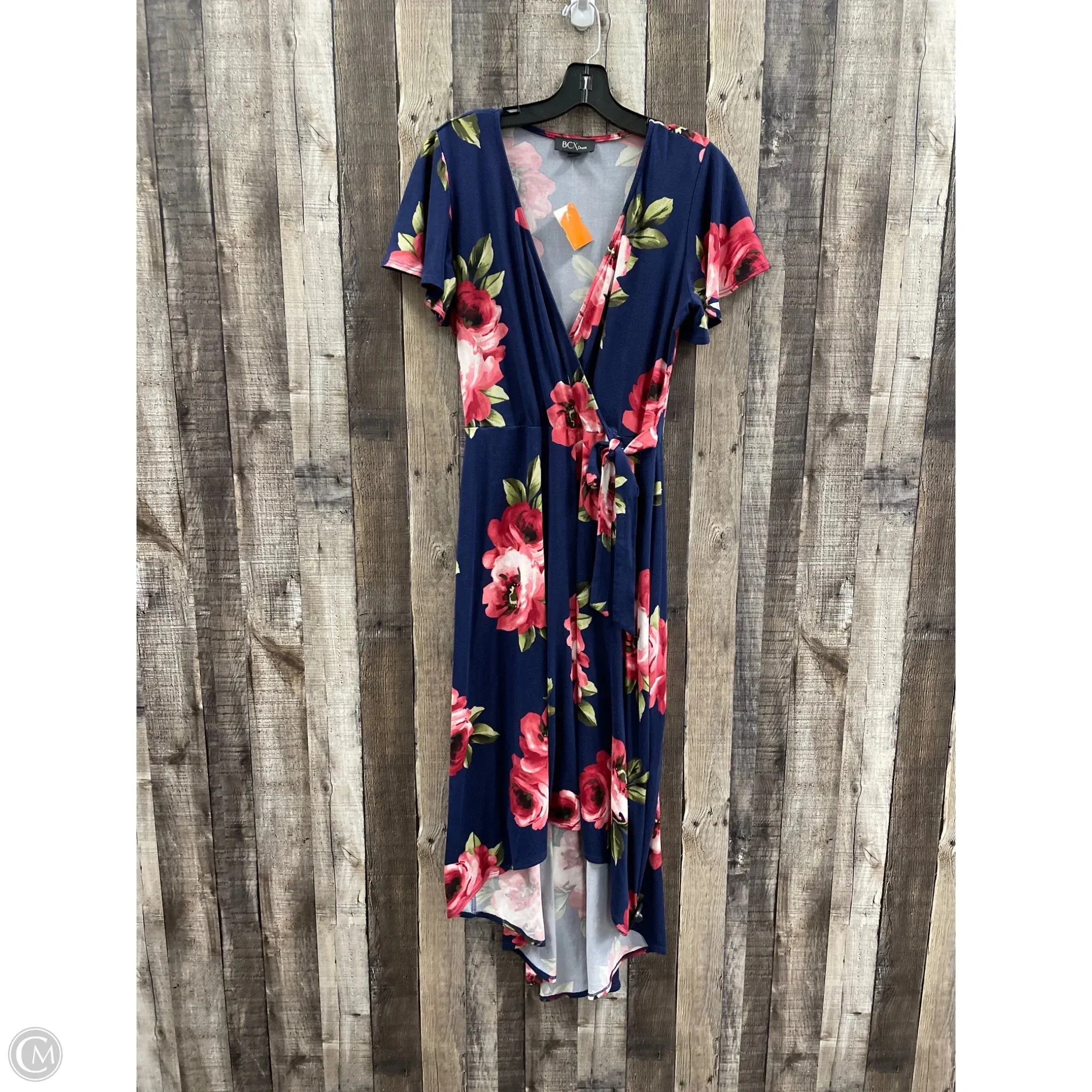 Dress Casual Maxi By Bcx In Floral Print, Size: L