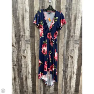 Dress Casual Maxi By Bcx In Floral Print, Size: L