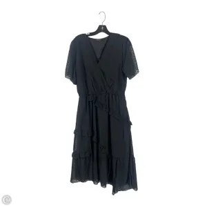 Dress Casual Maxi By Clothes Mentor In Black, Size: L