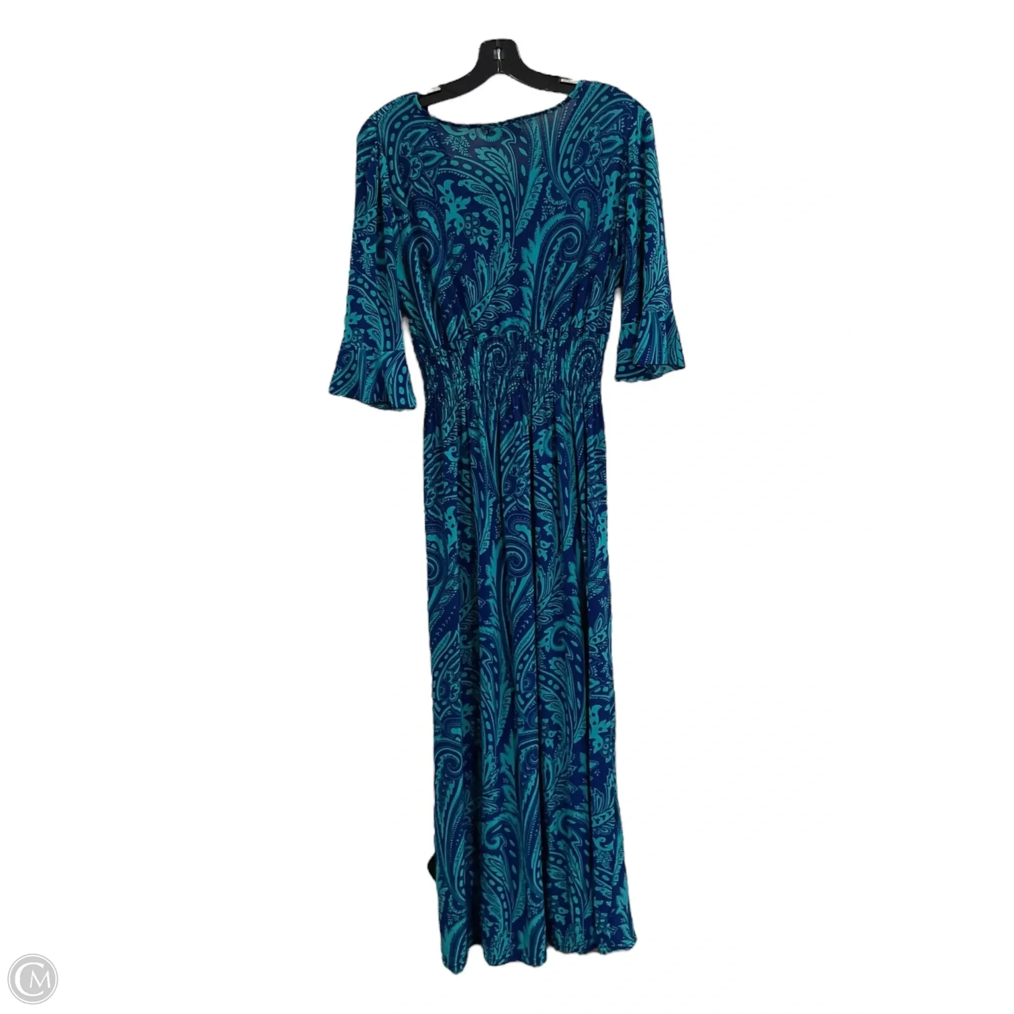 Dress Casual Maxi By Clothes Mentor In Blue, Size: L