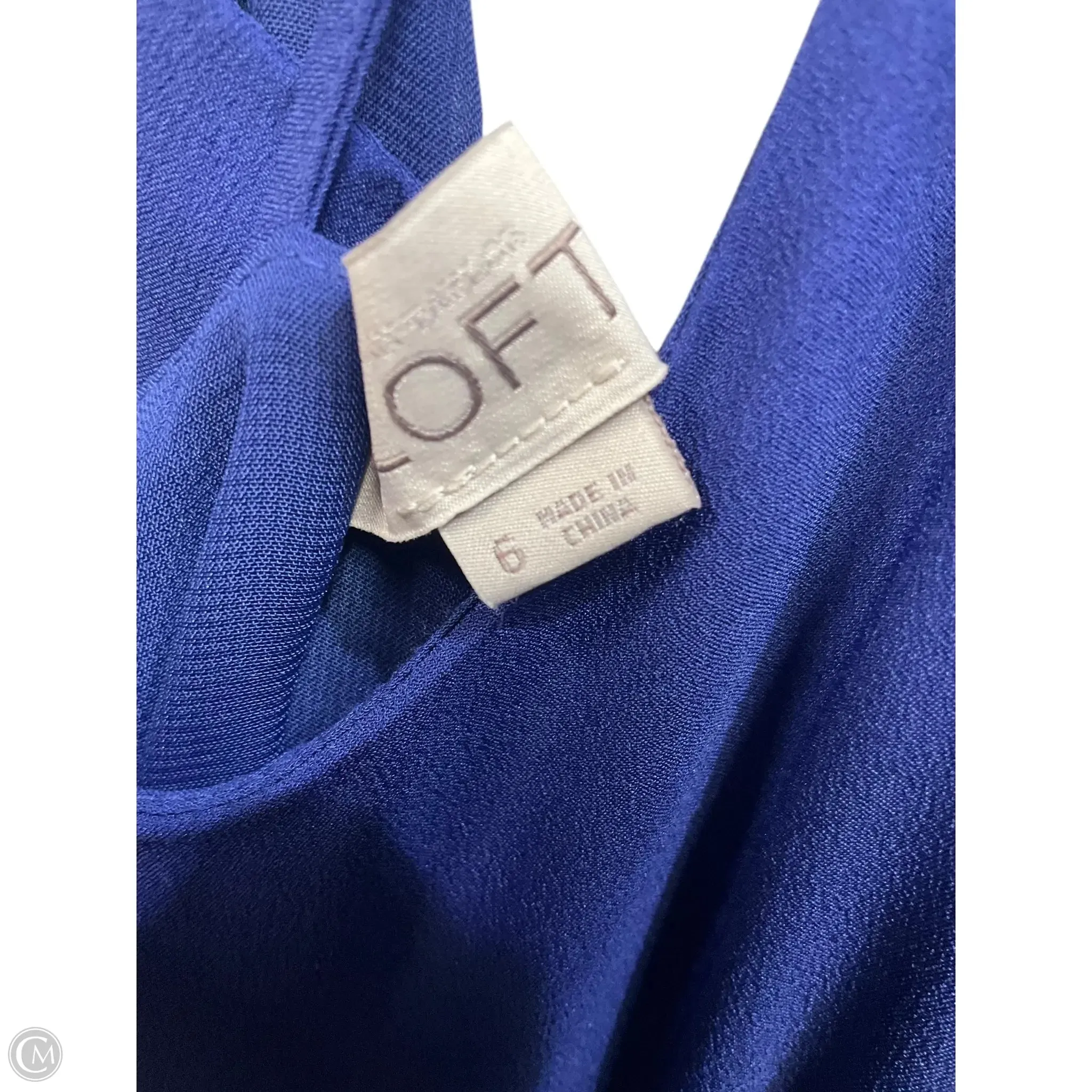 Dress Casual Maxi By Loft In Blue, Size: S