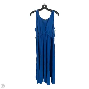 Dress Casual Maxi By Max Studio In Blue, Size: M