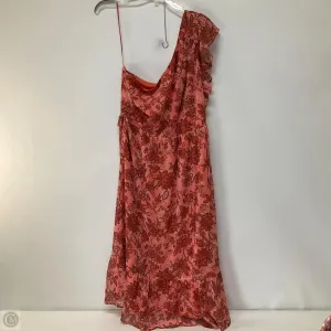 Dress Casual Midi By Collective Concepts In Floral Print, Size: L