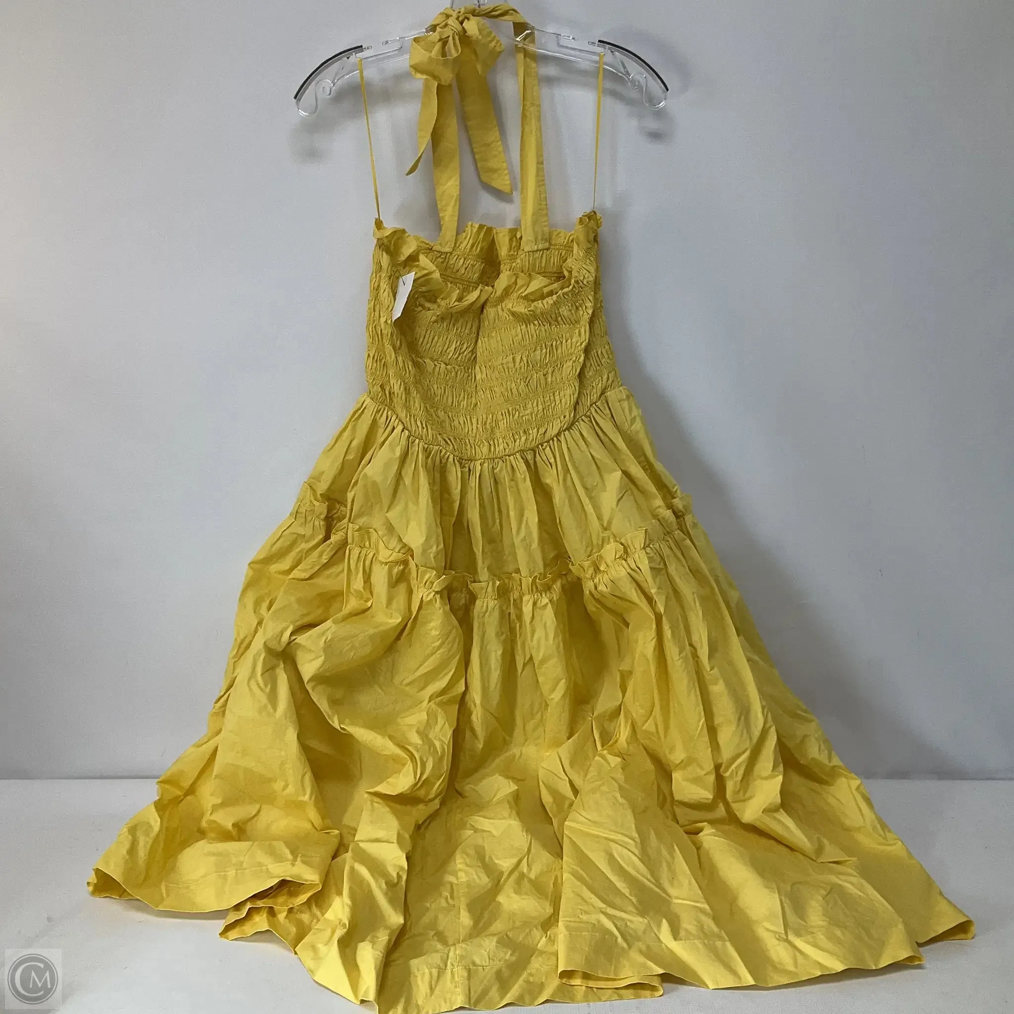 Dress Casual Midi By En Saison In Yellow, Size: M