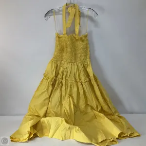 Dress Casual Midi By En Saison In Yellow, Size: M