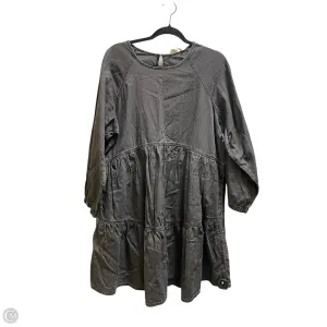 Dress Casual Midi By Madewell In Grey, Size: 1x