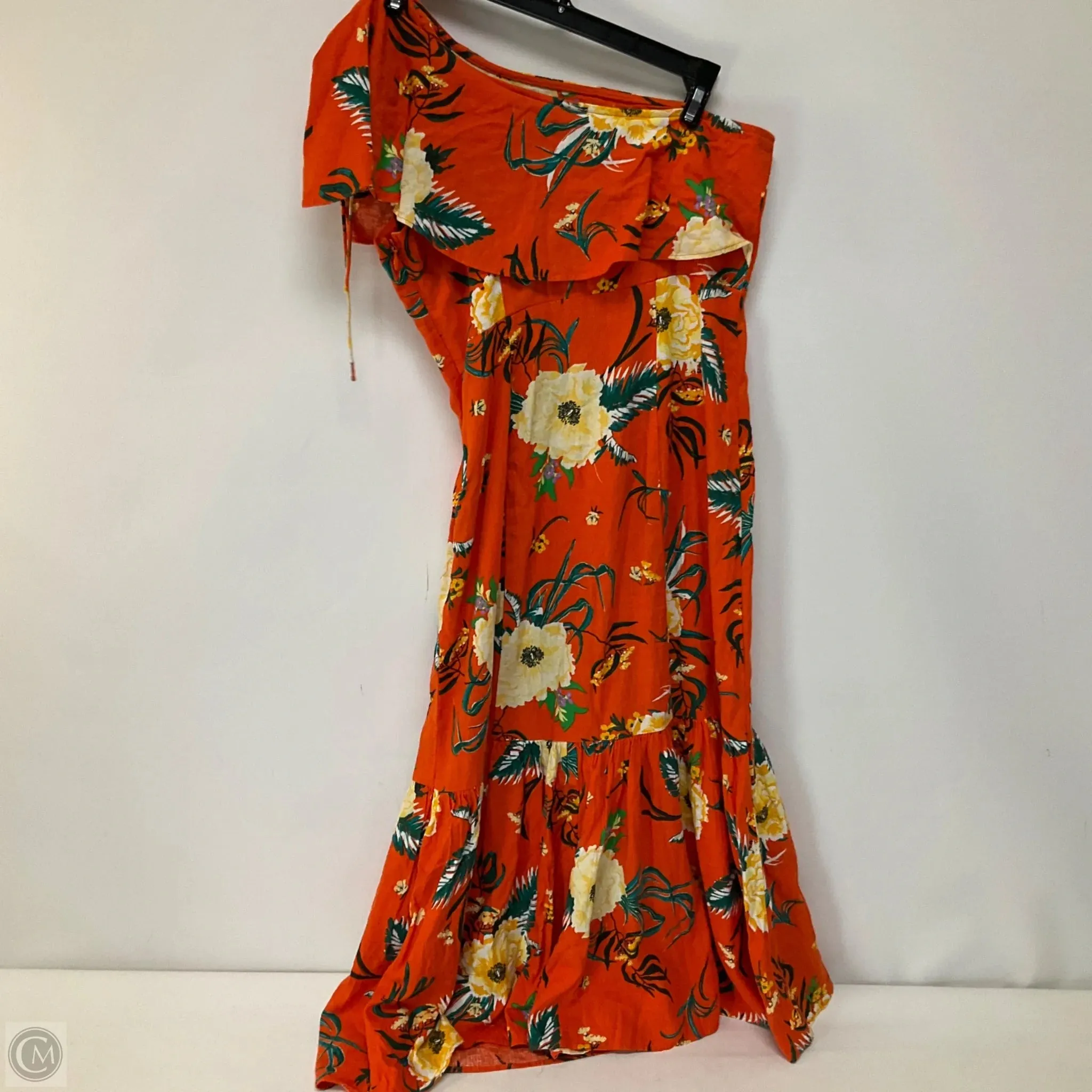 Dress Casual Midi By Urban Outfitters In Orange, Size: S