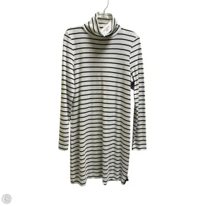 Dress Casual Midi By Vineyard Vines In Striped Pattern, Size: L
