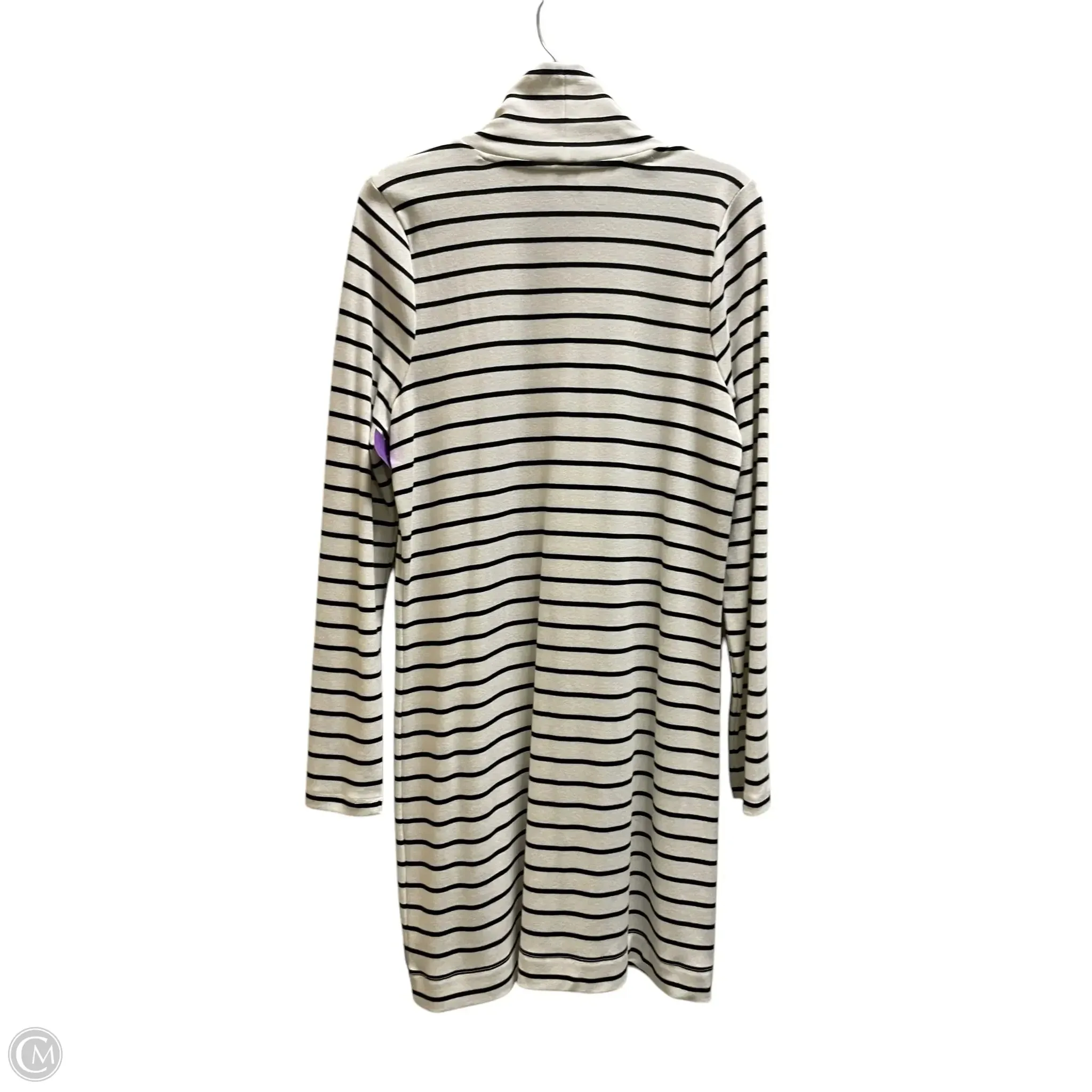 Dress Casual Midi By Vineyard Vines In Striped Pattern, Size: L