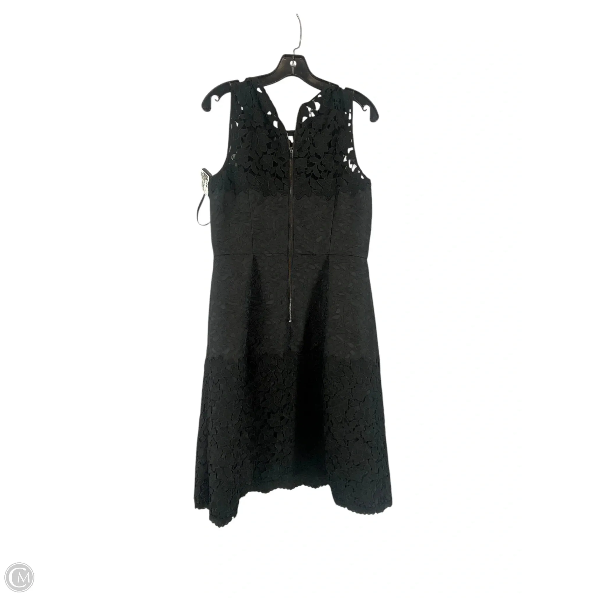 Dress Casual Midi By White House Black Market In Black, Size: 12