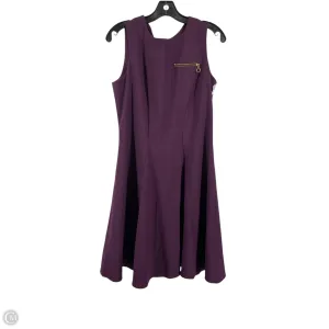 Dress Casual Short By Calvin Klein In Purple, Size: 8