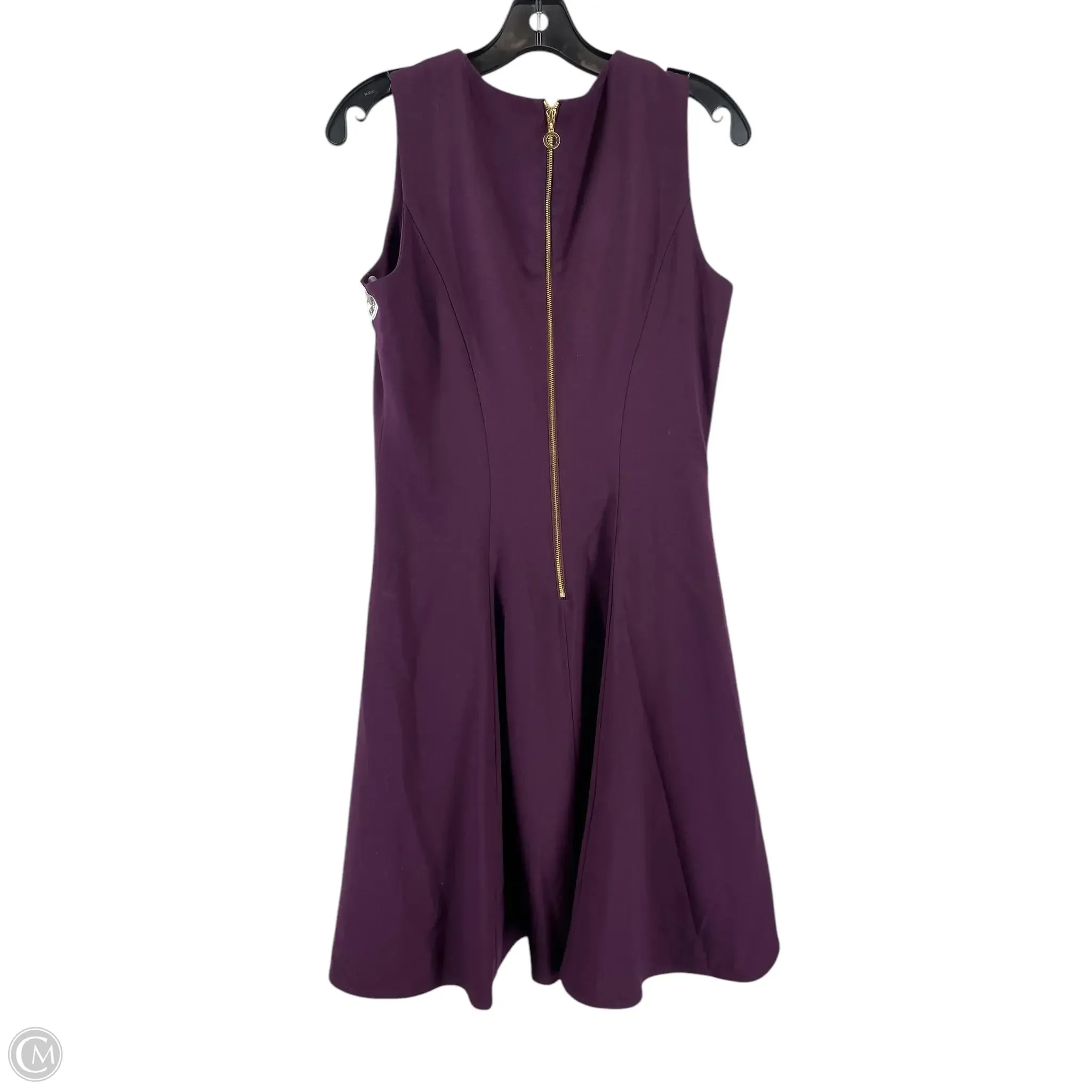 Dress Casual Short By Calvin Klein In Purple, Size: 8
