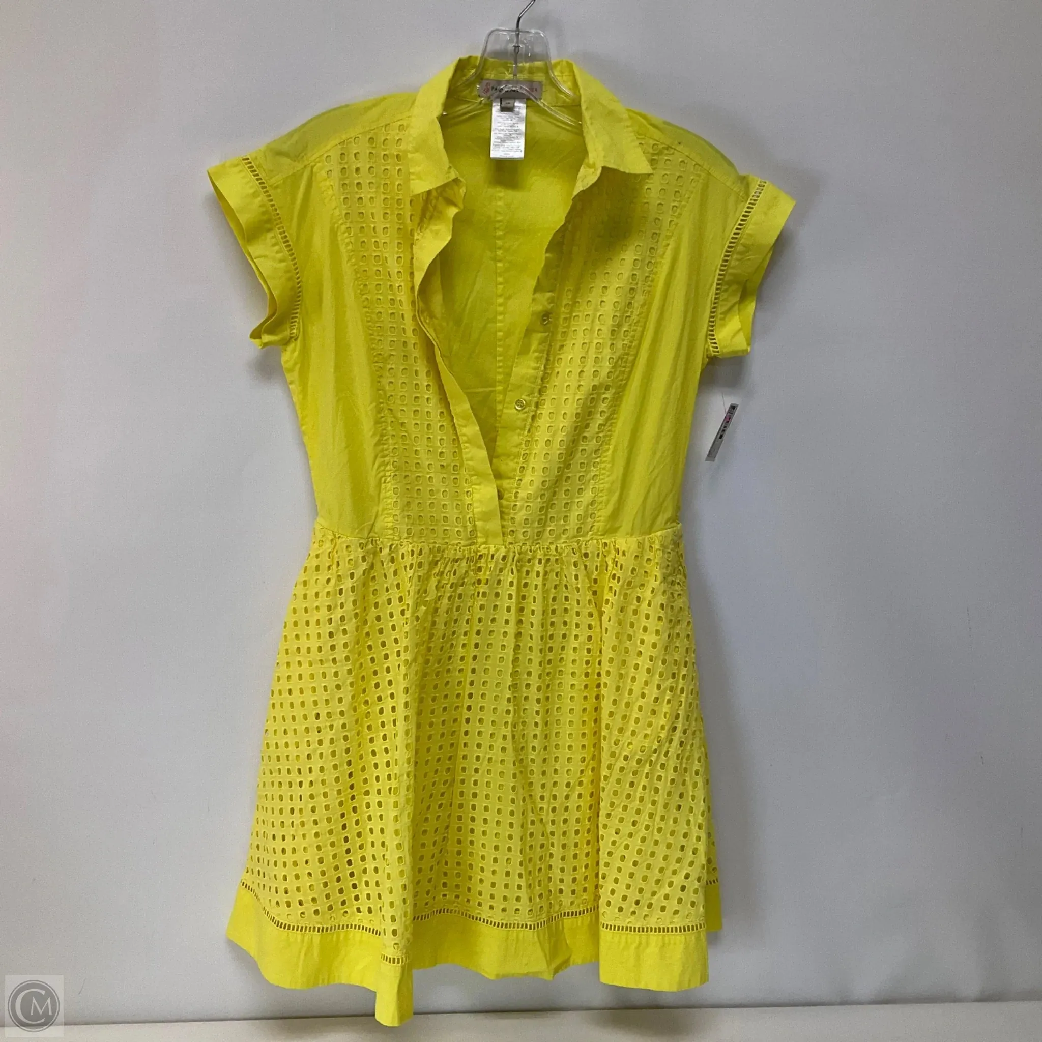 Dress Casual Short By Cma In Yellow, Size: 6