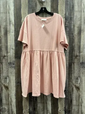 Dress Casual Short By Cme In Pink, Size: L