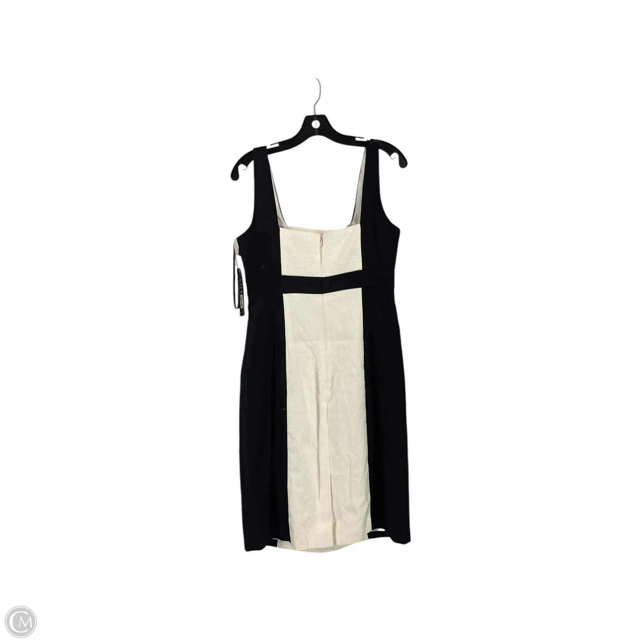 Dress Casual Short By Lauren By Ralph Lauren In Black & White, Size: 12