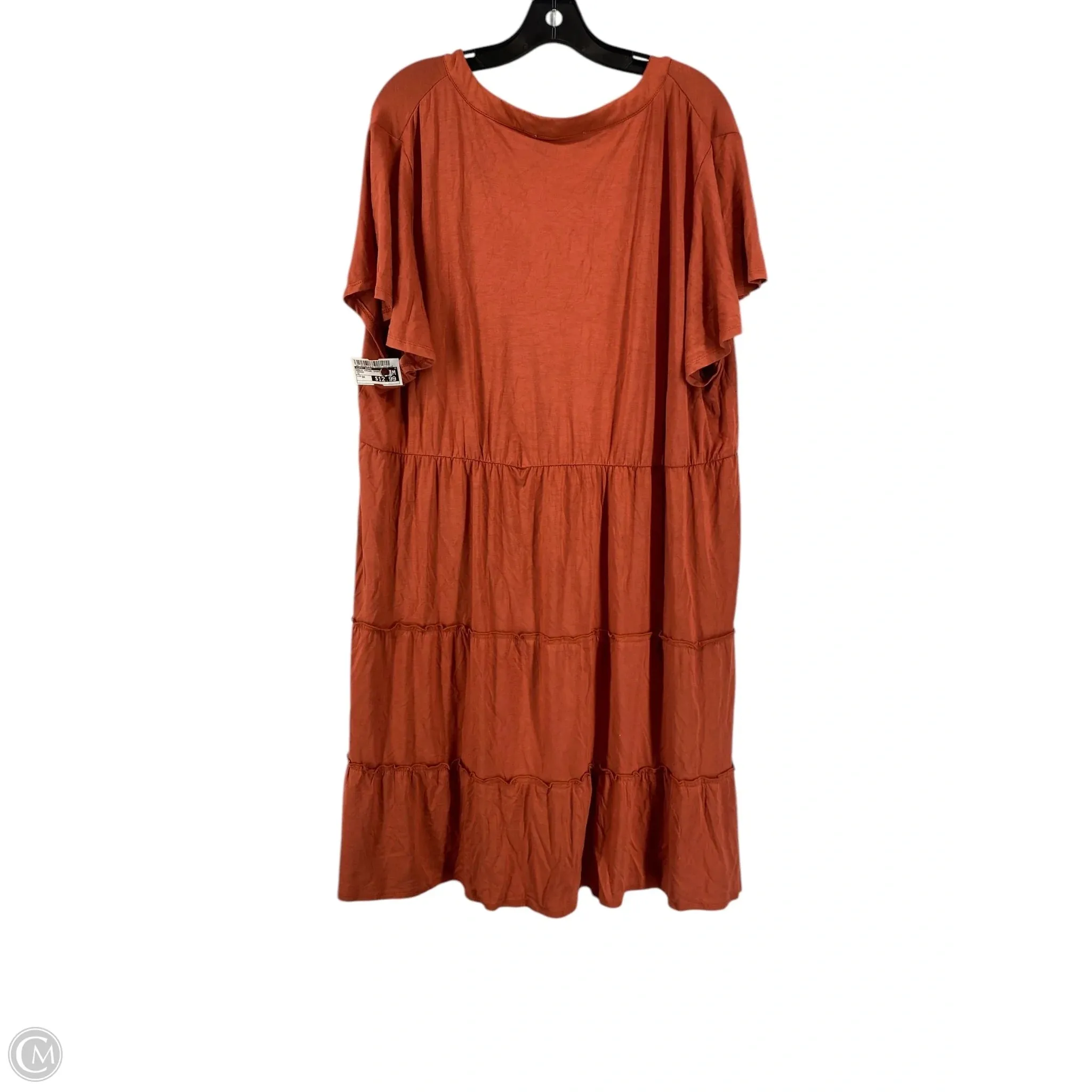 Dress Casual Short By Lucky Brand In Orange, Size: 3x