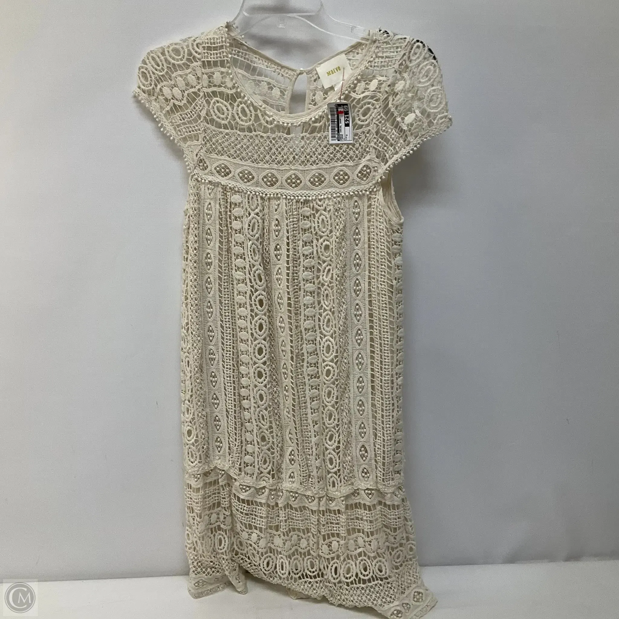 Dress Casual Short By Maeve In Cream, Size: S