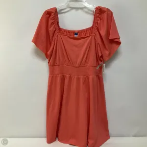 Dress Casual Short By Old Navy In Orange, Size: L
