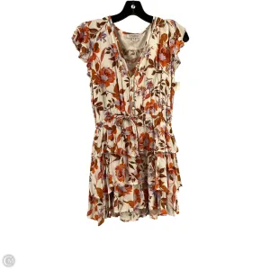 Dress Casual Short By Olivaceous In Floral Print, Size: S