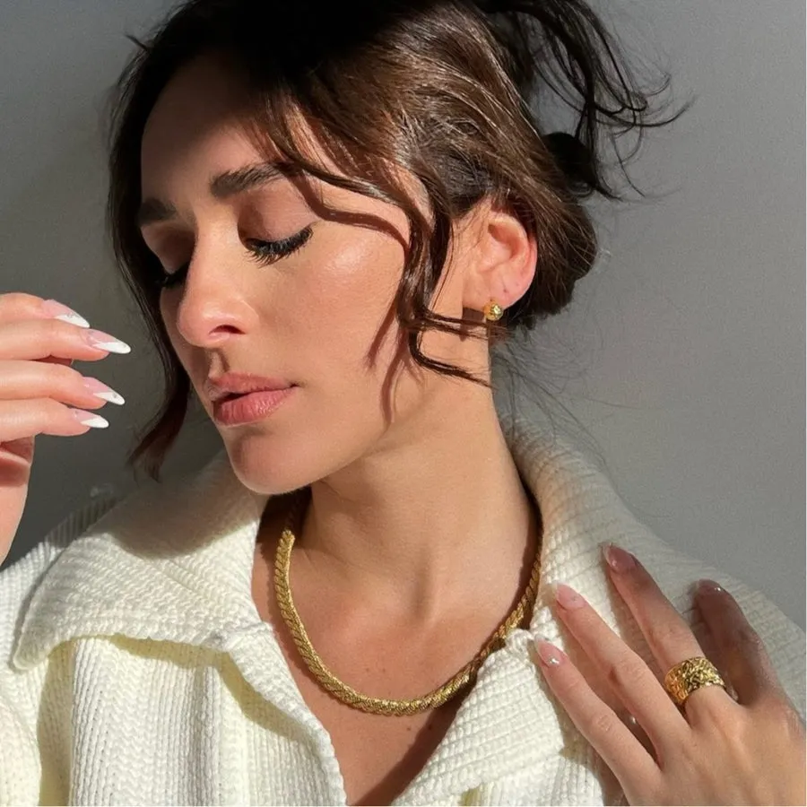 Ellie Vail Jewelry - Adara Hammered Stud