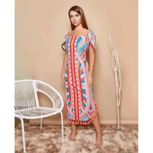 Elsa Art Deco Maxi Dress | Wedding Guest Dress