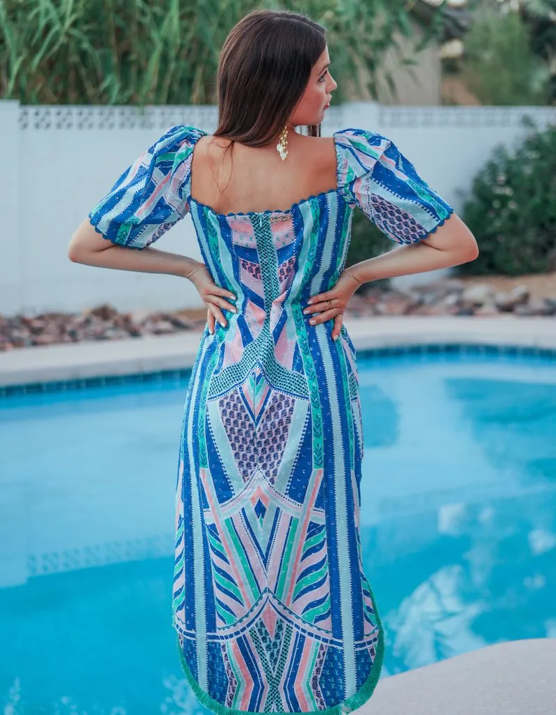 Elsa Green Maxi Dress | Wedding Guest Dress