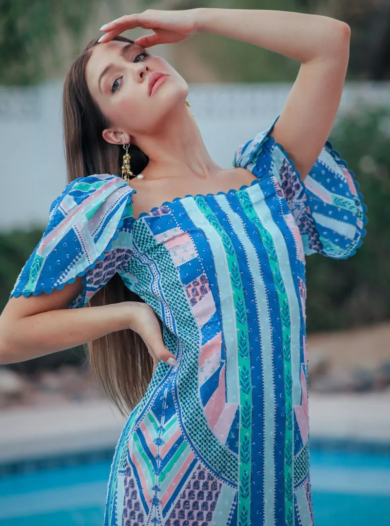 Elsa Green Maxi Dress | Wedding Guest Dress