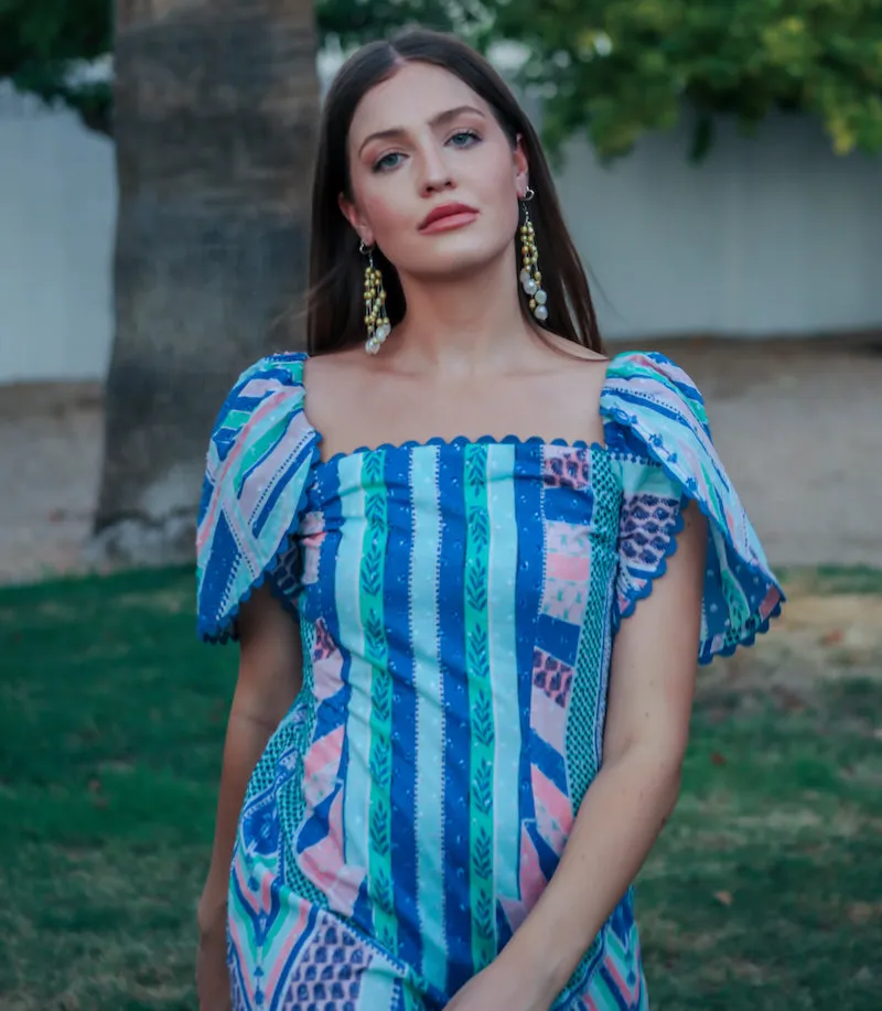 Elsa Green Maxi Dress | Wedding Guest Dress