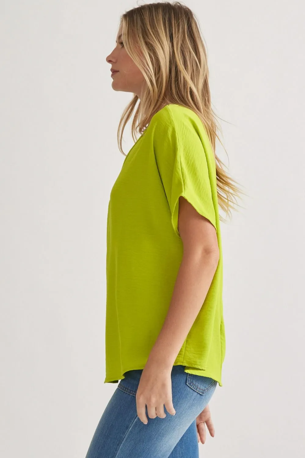 Entro V Neck Basic Top