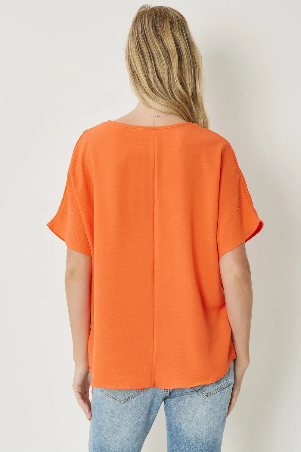 Entro V Neck Basic Top