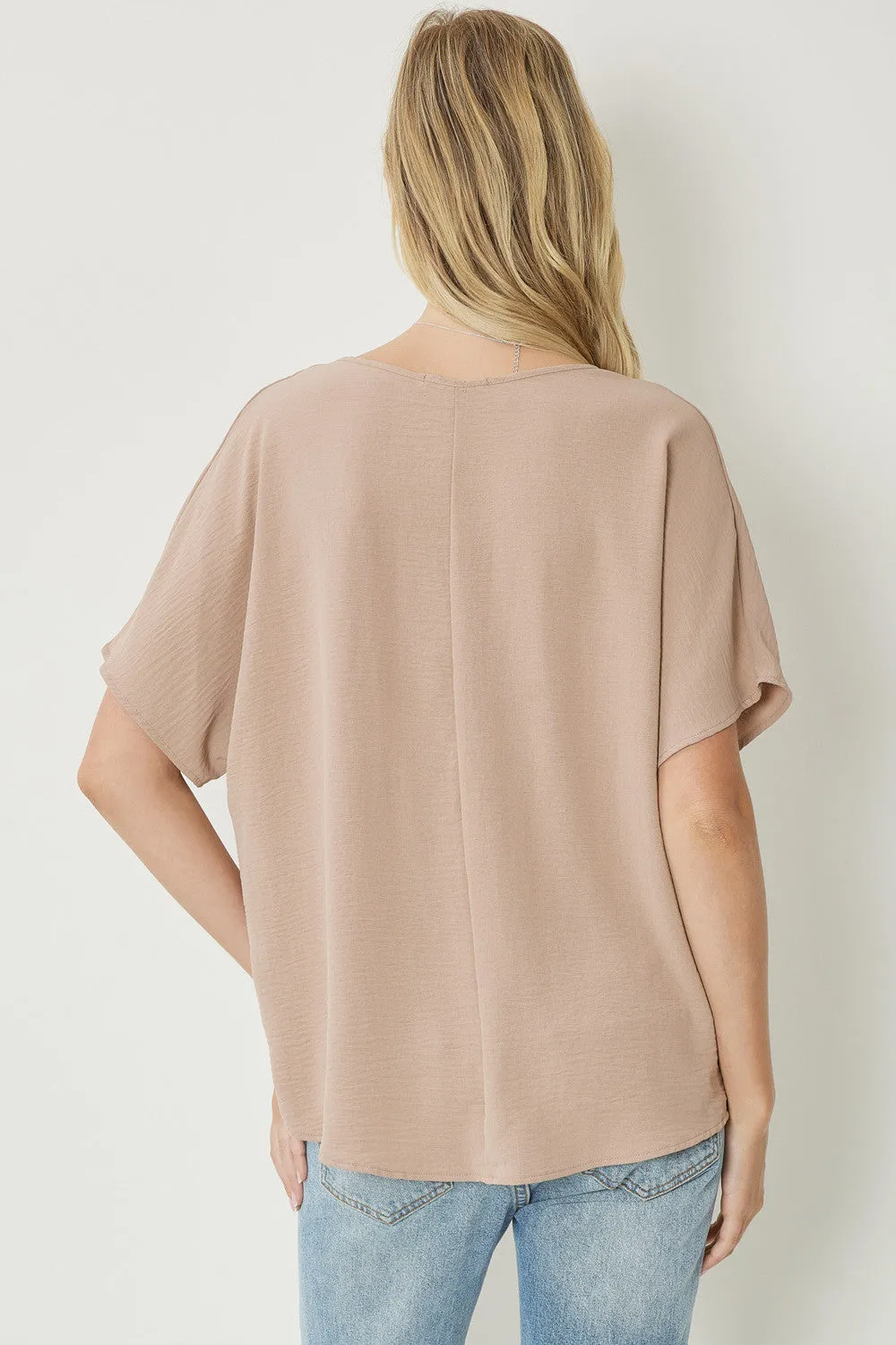 Entro V Neck Basic Top